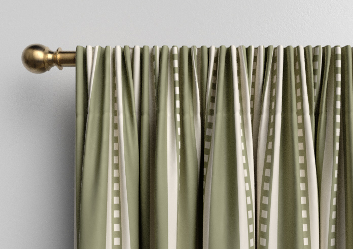The British Stripe Co. Edgar, Derwent No.1 - Made to Measure Curtains - Image 9